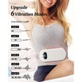 thumbnail image 5 of TeSabMi Cordless Heating Pad for Period Cramps, 6 Heat Setting, 6 Massage Modes, Gifts for Women Her Birthday Christmas White, 5 of 8