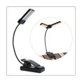 thumbnail image 2 of Double-Headed Rechargeable, Portable Music Stand Light, Clip-on Music Stand Light, Eye Care Book Light, 2 of 7