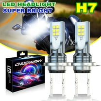 For Hyundai Elantra 2013-2016 2017 2018 H7 LED Headlight Combo 2 Bulbs High Beam