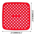 thumbnail image 2 of EGNMCR 1PC Reusable Fryer Lining Non-stick Pan Mat Fryer Mat Dish Towel, 2 of 2