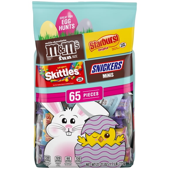 MIXED CHOCOLATE SUGAR VARIETY STAND UP POUCH EASTER 27.27 OUNCES PER BAG