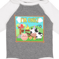 thumbnail image 4 of Inktastic I'm One Farm Animals Wearing Birthday Party Hats Boys or Girls Long Sleeve Baby Bodysuit, 4 of 5