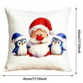 thumbnail image 3 of SDNall Christmas Home Decor, Christmas Cushion Covers, Sofa Cushion Covers, Funny Home Decor, Christmas Funny Print Pillowcase Linen Sofa Cushion Cover Home Decor Cushion Cover Family Pillowcase, 3 of 9