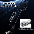 thumbnail image 7 of Ogetok 2 Pack Retractable Keychain with Metal Carabiner Strong 9oz Retraction for Phone Keys ID Badge Multi Function Durable Abs Black, 7 of 7