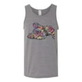 thumbnail image 3 of Tired Sleeping Cat | I Wish I Was My Cat Funny Colorful Kitty | Dean Russo Art Animal Lover Mens Tank Top, Heather Grey, X-Large, 3 of 6