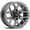 Matte Gunmetal, variant on RockTrix RT107 18 inch Wheel for 2004-2026 Ford F150, 18x9 6x135 Rims -12mm Offset, 4.5in Backspacing, Matte Gunmetal, 2500 lb Weight Rating, Also compatible with Bronco Raptor F150 Lightning