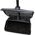 thumbnail image 2 of [1 Pack] Pivoting Dust Pan with Plastic Handle 38" Length Black - Plastic Lobby Dustpan with Cover, 2 of 4