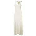 thumbnail image 2 of Doublju Women's Scoop Neck Racerback Tank Maxi Dress with Plus Size, 2 of 4