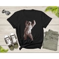 thumbnail image 2 of Roaring Grizzly Brown Bear Standing on Feet Cool Giant Bear T-Shirt Cool Bear Lover Gift T Shirt for Men Women Kids Boys Girls Tshirt, 2 of 8