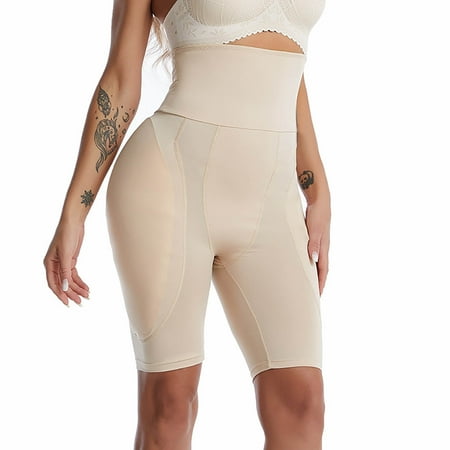 

CLZOUD Women Lingerie Underwear Black Polyester High Waisted Body Shaper Shorts Shapewear for Women Thigh Technology Xxxl