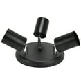 thumbnail image 4 of CEILING SPOTLIGHT HOLDER 3 HEAD ROTATING LAMP BASE FIXTURE FLEXIBLE ROTATION FOR BEDROOM DINING ROOM SHOPPING MALL 85-265V, 4 of 7
