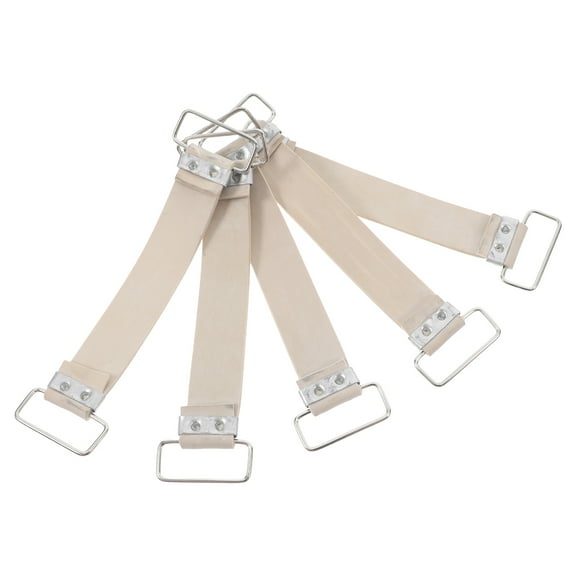 Hemoton 5pcs Stretchable Battery Strap with Metal Buckles for Mopeds and Scooters for Battery Box Tie Down and Replacement Rubber Battery Holder for Motorcycles