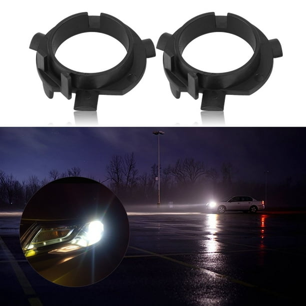 Adaptador de LED, 1 par de LED H7, soporte de LED, soporte de LED, rendimiento potente