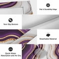thumbnail image 6 of Purple Modern Outdoor Rug for Patio/Deck/Porch, Non-Slip Large Area Rug 5 x 7 Ft, Classic Abstract Art Luxury Golden Indoor Outdoor Rugs Washable Area Rugs, Reversible Camping Rug Carpet Runner, 6 of 8