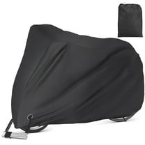 EEEkit Large Bike Cover, XL Bicycle Covers Outdoor Waterproof with Lockhole for Mountain Bike, Black 79 x 44 x 28in