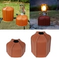 thumbnail image 2 of Canister Cover Cylinder PU Leather Canister Protective Box Cylinder Cover Tanks Protector, 2 of 10
