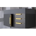 thumbnail image 7 of Set of 10 Modern Aluminum Thin Metal Gold Pull Handles, 7 of 7