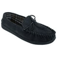 thumbnail image 1 of Sleepers Mens Adie Real Suede Moccasin Slippers, 1 of 2