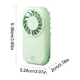 thumbnail image 3 of Ventilador USB Mini Portátil de Mano con Batería de 1200 mAh, 5 Velocidades, Diseño Compacto y Ligero, Recargable con Cable Tipo C para Viajes al Aire Libre y Uso de Escritorio, 3 of 6