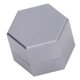 thumbnail image 3 of Mini caja de tiza de billar portátil piscina hexagonal Cue caja de tiza soporte de billar accesorio gris, 3 of 10