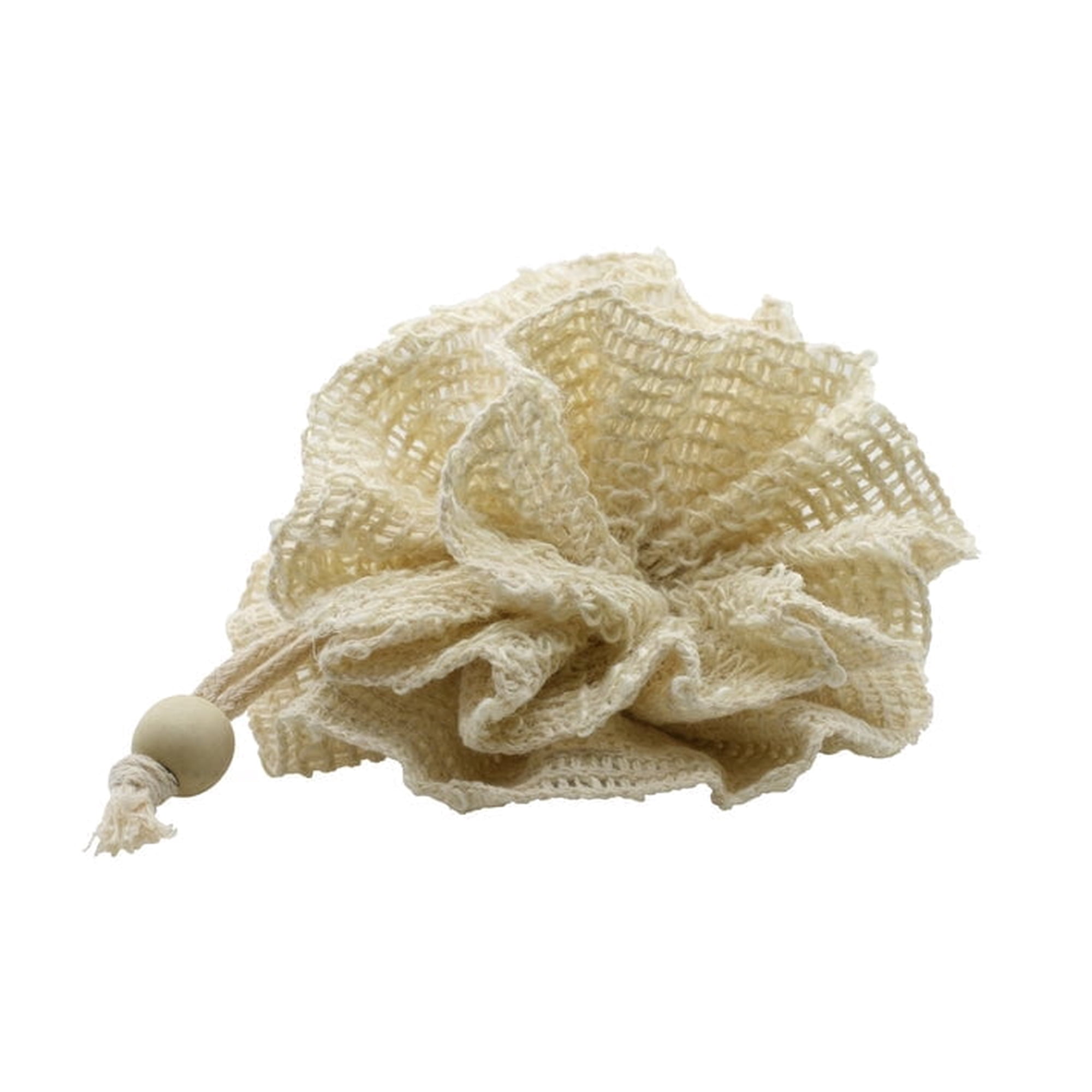 Bathing Pouf | Natural Loofah-Style Exfoliating Body Scrubber | Soft, Durable & Vegan | Plantlife