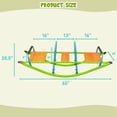 thumbnail image 4 of Aukfa Kids Seesaw Teeter Totter, 3-Person Playground Equipment, Rocking Fun for Boys Girls Age 3-10, 4 of 8