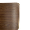 thumbnail image 6 of Christopher Knight Home Minimalist Bar Stools with Curved Backrest, Walnut Finish, Set of 2, 6 of 9