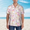 thumbnail image 4 of Haiem Cartoon Rabbit And Butterfly Printed Hawaiian Shirt for Men - Men’s Casual Beach Summer Shirts - Stretch Fabric with Modern Fit-Small, 4 of 9