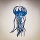 thumbnail image 1 of Jellyfish Metal Iron Art Crafts Indoor Wall Decoration, 1 of 6