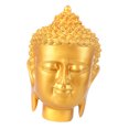 thumbnail image 4 of Estatua de cabeza de Buda, resina a mano Estatuil de Buda coleccionable Exhibición Decoración del hogar, 7 pulgadas dorado Sunnimix Escultura De La Estatua De Buda, 4 of 8
