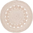 thumbnail image 2 of Safavieh Natural Fiber Aurbree Geometric Area Rug, Natural/Ivory, 5' x 5' Round, 2 of 7