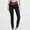 Black, variant on Yoga Pant Yoga Leggings Stretchy High Waist Belly Control Workout Trousers Printed Casual Tights Slim Fit Outdoor Athletic Jogger Black