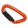 thumbnail image 3 of Auto Locking Climbing Clip,Auto Locking Rock Climbing Heavy Duty D Shaped Climbing Buckle D Shaped Rappelling Clip Meticulously Designed, 3 of 14