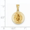 thumbnail image 2 of Charms Collection 14k Polished and Satin St Peregrine Medal Hollow Pendant, 2 of 2