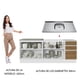 thumbnail image 5 of Gabinete Bajo Cocina Madesa Glamy 200cm Con Tarja BM, 5 of 5