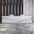 thumbnail image 3 of Lacquer Company Creative Simplicity Modern Office Front Desk Reception Desk Service Cashier Beauty Salon My Lux Decor Round, 3 of 6