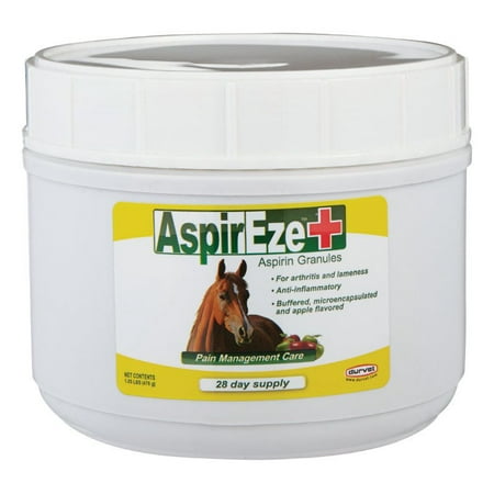 Durvet 001-0548  Aspir-Eze Plus Aspirin Granules For Horse, 476 (Best Supplement For Horse With Arthritis)