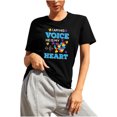 thumbnail image 2 of Daisyyozoid T-Shirt Joyeuse Fête des Mères pour Femmes, Coupe Ample, Col Rond, Imprimé de Lettres, Manches Courtes, Haut Décontracté, 2 of 5