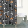 thumbnail image 3 of Dalmatian Corgi Bulldog Shower Curtain 72"x84" ,Bathroom Decorative Shower Curtains Set with 12 Hooks,Modern Waterproof Washable Shower Curtain, 3 of 4
