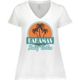 thumbnail image 3 of Inktastic Bahamas Family Vacation Matching Women's Plus Size V-Neck T-Shirt, 3 of 5