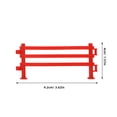 thumbnail image 2 of UPOUART 100pcs Plastic Miniature Farm Fence Set for , Dollhouse Decor and Imaginative Play, 2 of 6