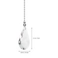 thumbnail image 2 of 2pcs Ceiling Fan Pull Chain Fan Chain Extender Shell Shape Pendant Lamp Supply, 2 of 8