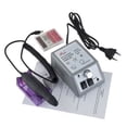 thumbnail image 1 of Professional Nail Drill for Manicure E File Kit, Aluminum Alloy Handpiece Ensures Low Heat & Low Vibration, Adjustable Speed Nail Drill Machine for Salons or Home Use (Gray), 1 of 4