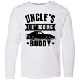 thumbnail image 3 of Inktastic Uncles Lil Racing Buddy Long Sleeve Youth T-Shirt, 3 of 5