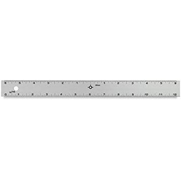 alumicolor aluminum ruler 18 inches walmartcom walmartcom