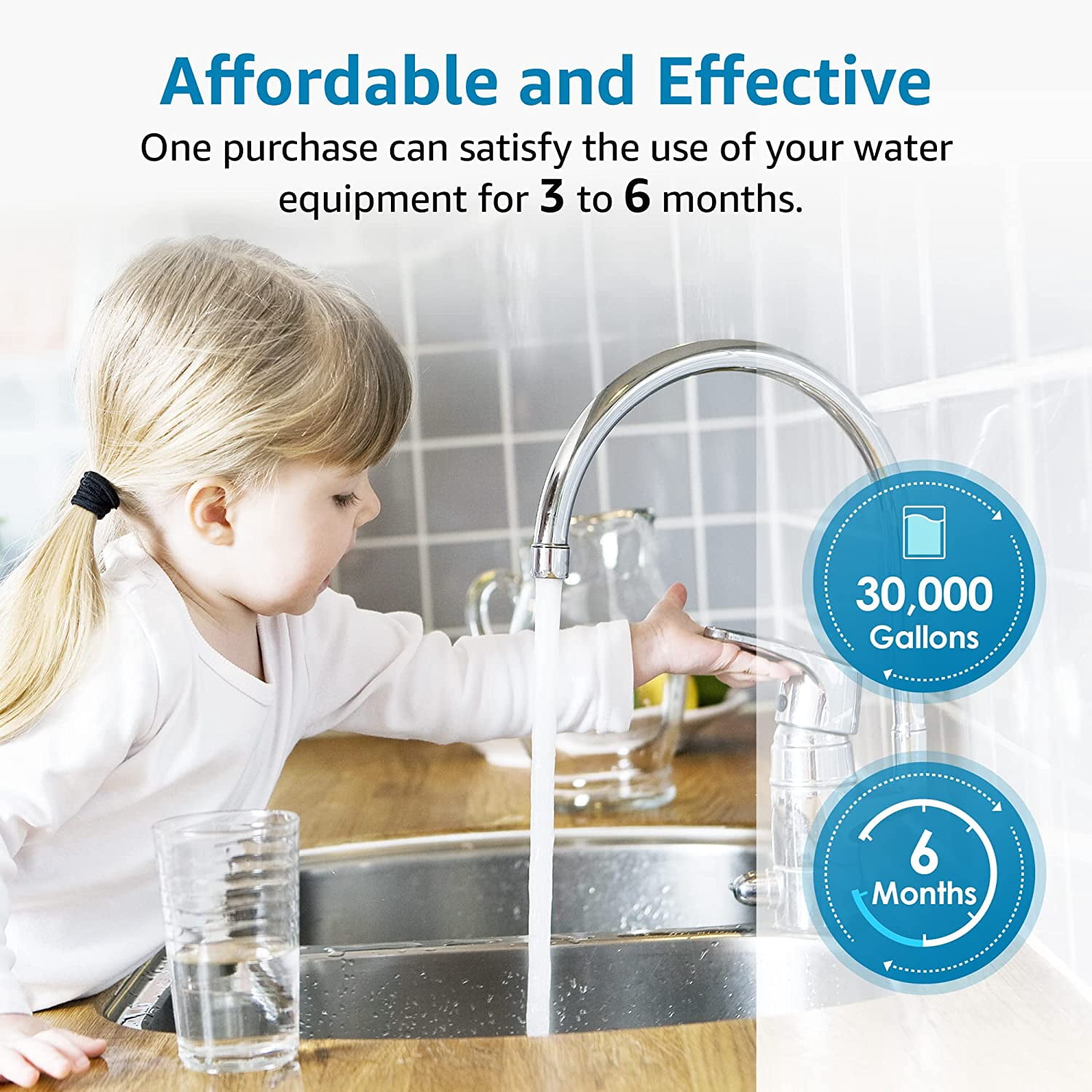 AQUACREST FXHTC 5 Micron 10" x 4.5" Whole House Water Filter, Replacement for GE FXHTC, GXWH40L, American Plumber W10-PR, W10-BC, Culligan RFC-BBSA, GXWH35F, W50PEHD, Pentek R50-BB, Pack of 4