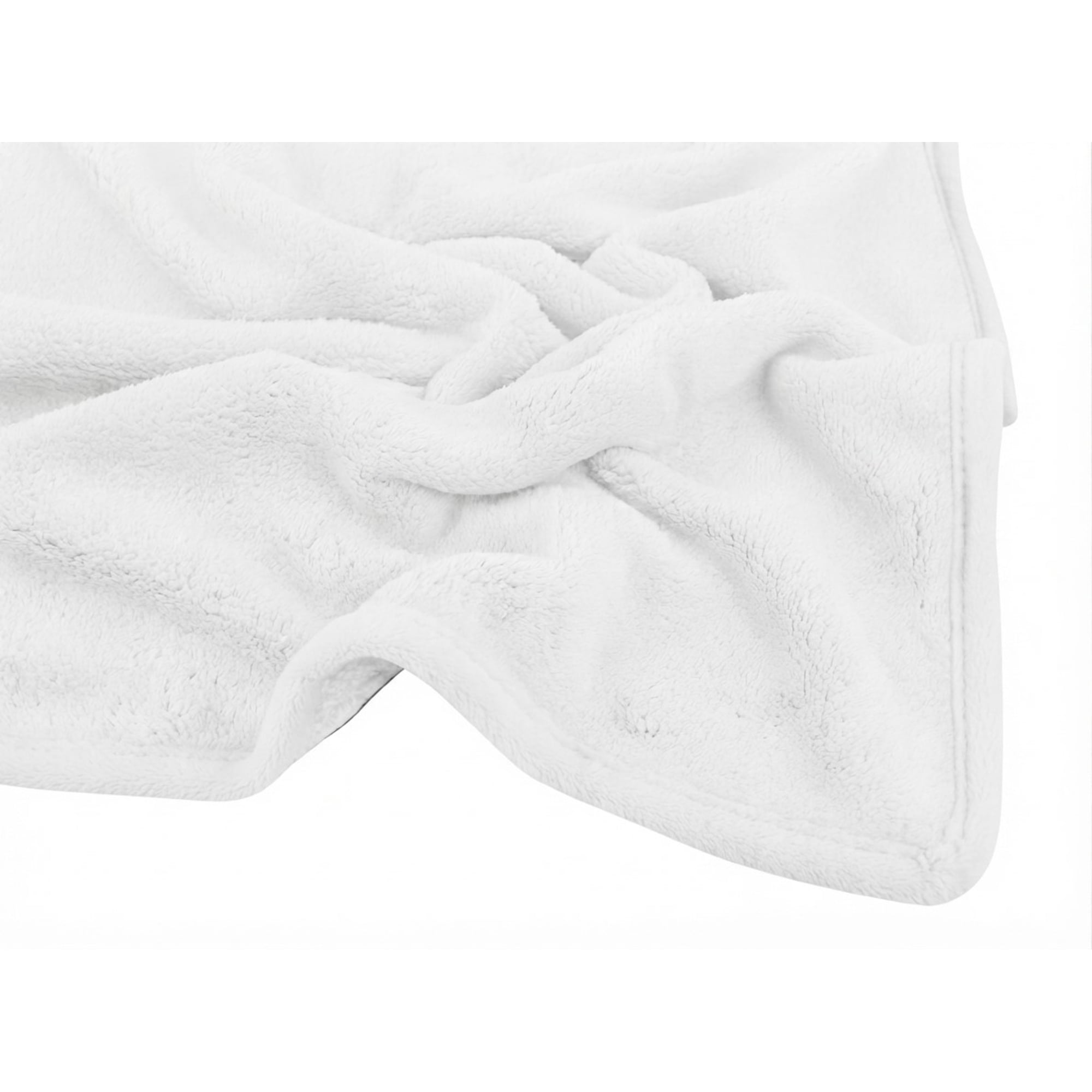 Farberware FBT-001-BW-2 Bright White Coral Fleece-Bath Towel - 2PC