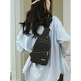 thumbnail image 3 of LAVA Waterproof Sling Backpacks for Women Small Crossbody Purses Nylon Travel Chest Bags (Black), 3 of 10