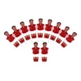 thumbnail image 3 of Futbolín de mesa Cola 11 Uds Rojo de resina, 3 of 8