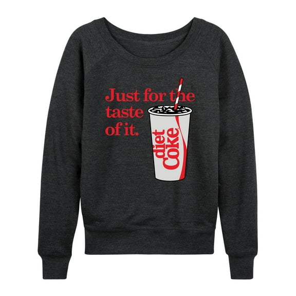 Diet Coke - Just For The Taste Of It - Women's Lightweight French Terry Long Sleeve Shirt